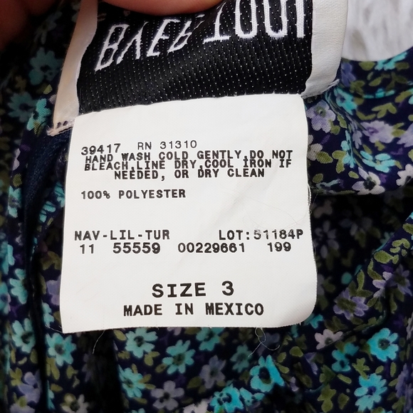 Vintage 90’s Byer Too! California Junior Size 3 Spaghetti Strap Sundress - Picture 9 of 16